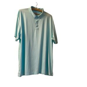 Callaway‎ opti dri Logo sleeve polo Shirt men's Sz-XXL NEW Mint & White Stripe
